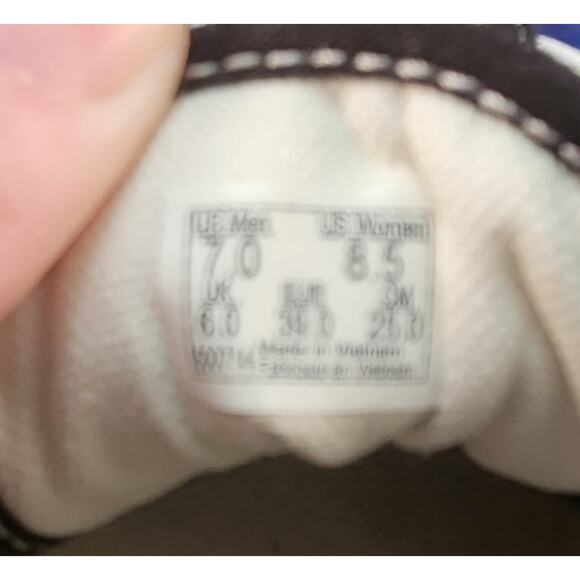 Vans Old Skool Black Blue Lightning Low Top Sneakers Men's 7 / Women's 8.5 - Picture 9 of 13